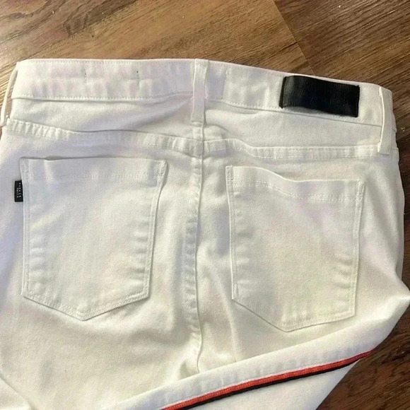 Parker Smith White Jeans with navy/orange trim. 28 skinny perfect condition. - Picture 15 of 15